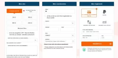 Faire un don ponctuel en ligne