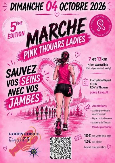 Affiche marche octobre rose_Circle Ladies Thouars_2026