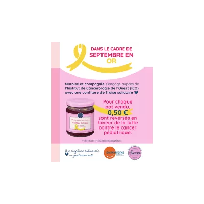 confiture fraise solidaire