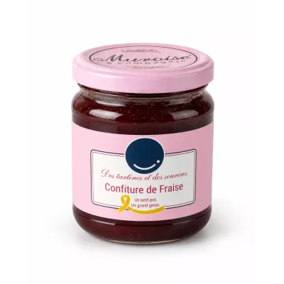 Confiture fraise solidaire