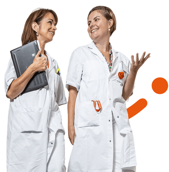 Une infirmière et un sourire